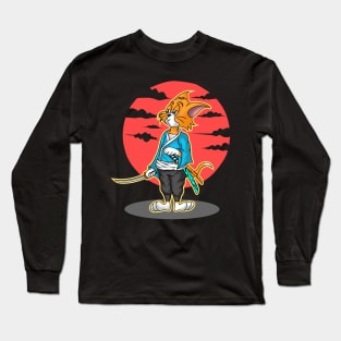 The orange cat Long Sleeve T-Shirt